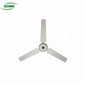 China 56 Inch Solar 12v Dc Ceiling Fan 5 Speed Setting With 3 Iron Blades wholesale