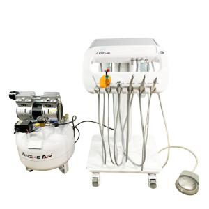 China Custom 550W Medical Air Compressor Oil Free Air Pump Medical Air Compressor For 1 Dental Chair wholesale