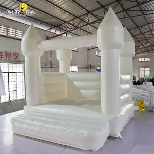 China Commercial Inflatable Bouncy Castle PVC Inflatable White Bounce House wholesale