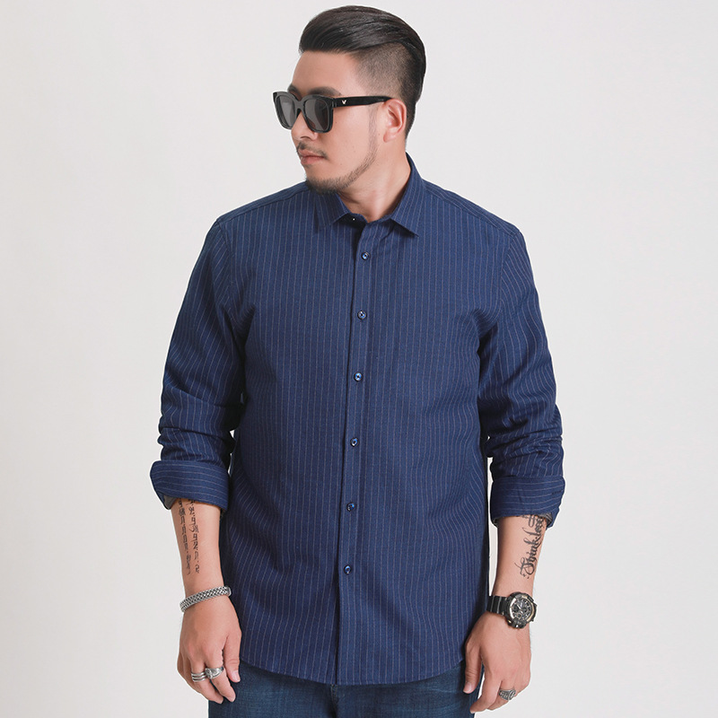 Stylish Cotton Casual Shirts for Men Custom Grand Flower Designs Curved Hem Long Sleeves