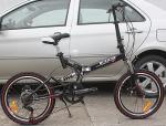 7 Speed Gear Steel Disc Brake 20 Inch Foldable Bike