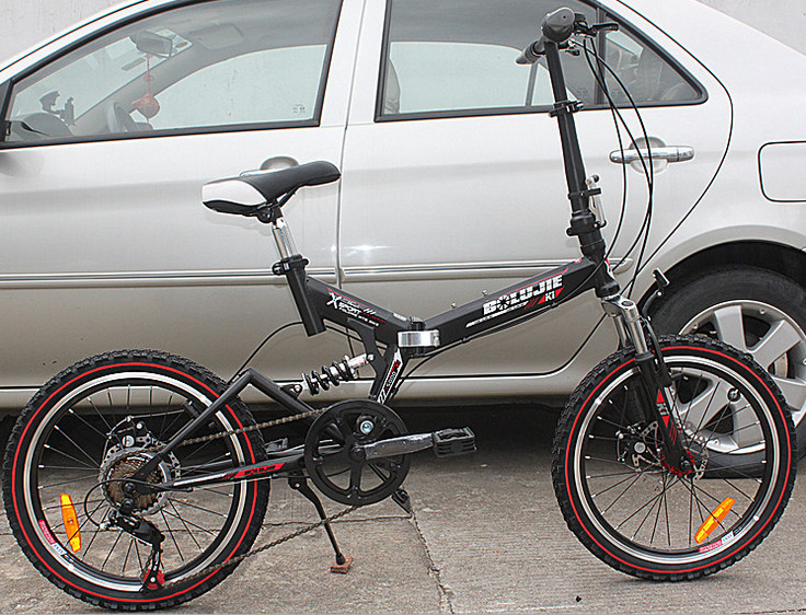 7 Speed Gear Steel Disc Brake 20 Inch Foldable Bike
