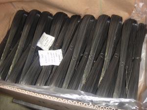 China U Type Black Annealed Tie Wire 21 Gauge 45mm Length Annealed Binding Wire wholesale