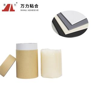 China Decorative Panel Bonding Hot Melt Adhesive For Woodworking Solid Clear Hot Glue Sticks PUR-5837B wholesale