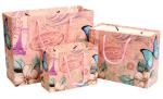 China New Fashion Eiffel Tower Europe and the United States Wind Gift Bags Paper Bags Bags Bags Gift Bags Report wholesale