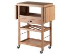 Kitchen Food Tray Trolley Cart Bamboo Home Furniture with wheels prices