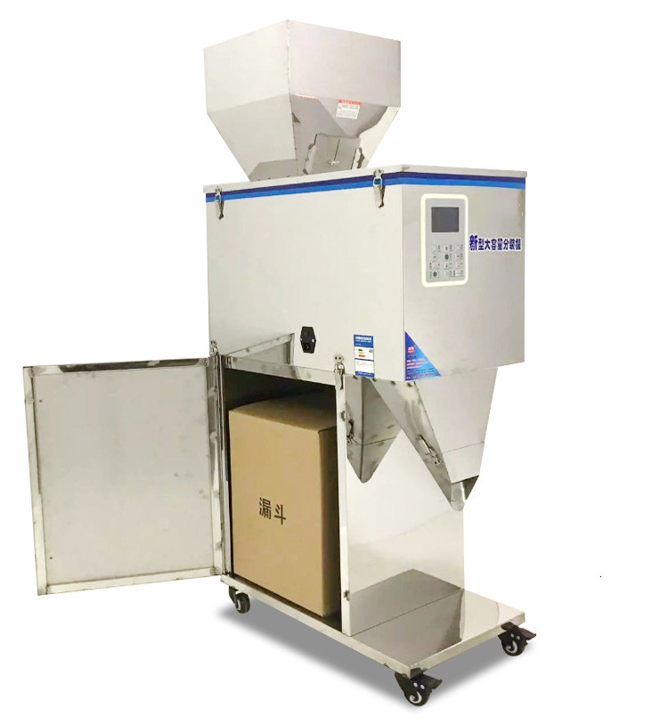 Coffee Bean Granule Tea Weighing Machine , Vibration Automatic Powder Filling Machine