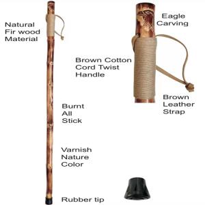China Outdoor Peach Wood Walking Cane , Straight Handle Wooden Walking Stick For Old Person wholesale