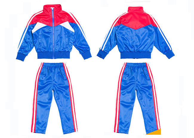 Jersey Technics Colorful School Student Uniform Anti - Pilling For Sport Meeting