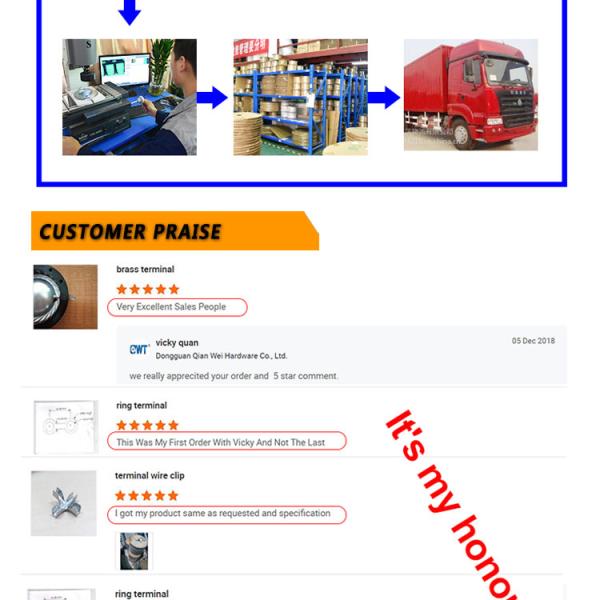 High Quality U-shape U Type Car Wiring Harness Connectors Copper Brass Crimp Joint Terminals for 6-10mm2 Cable