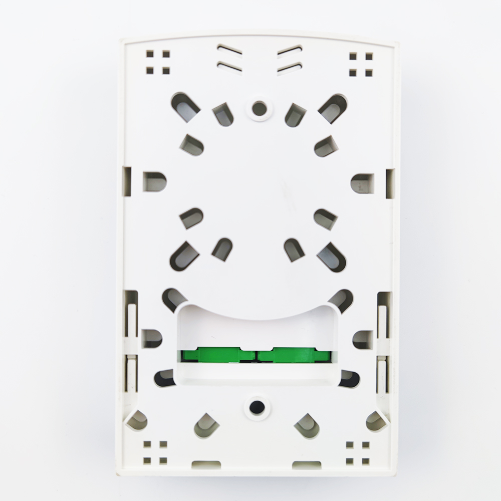 132*83*25 ABS PC 2 Cores LC APC Fiber Optic Faceplate Socket Panel for Optic Equipment