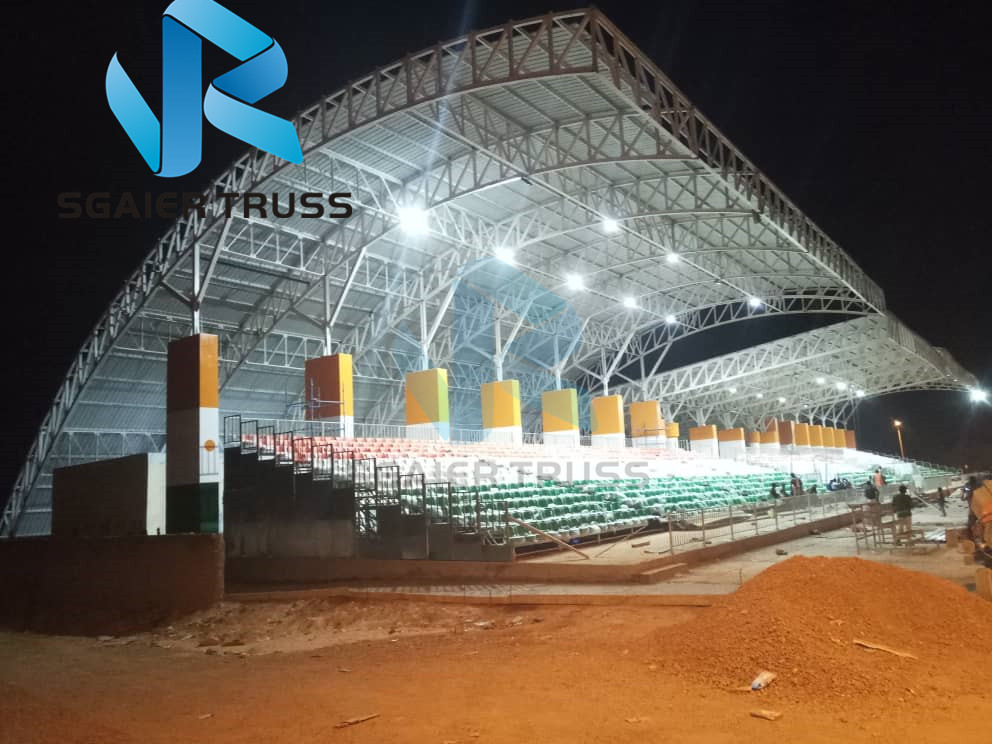 Temporary 2 - 20 Rows Steel Grandstand Chair System For University Event