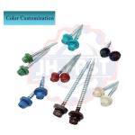 ISO Standard Black Yellow ZINC Finish Self Drilling Tek Screw for Sheet Metal