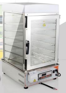 China 5 Layer Steamed Bun Machine , CE Commercial Food Warmer Display wholesale