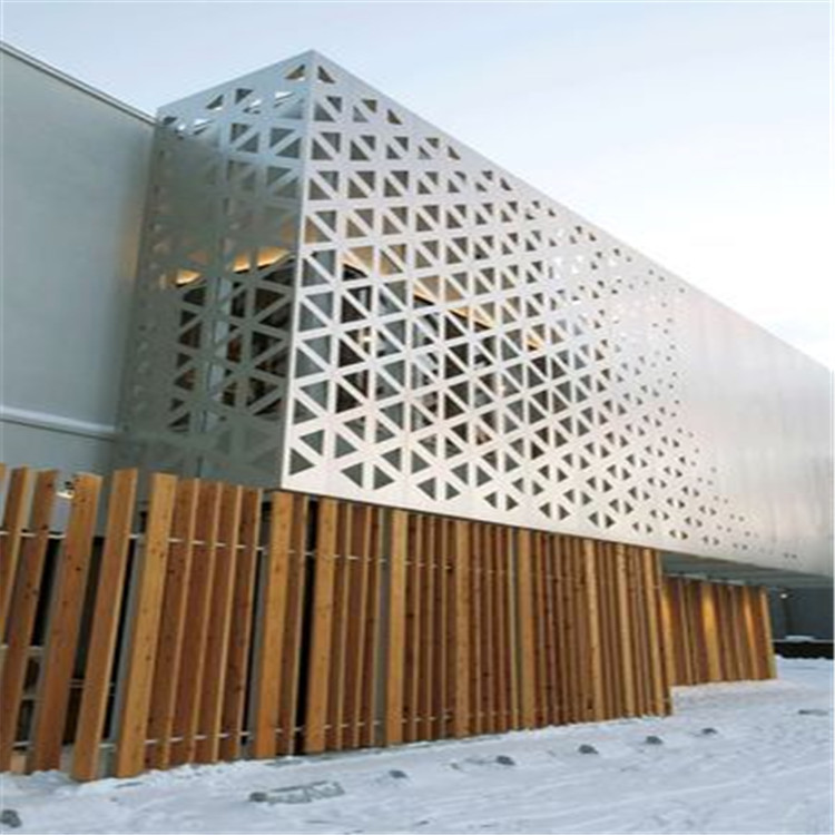 Desgined metal screen Exterior Perforated Aluminum Wall Facade Panel for Building
