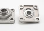 Flange Mounted Stainless Steel Pillow Block Relubricatable 4 Holes Bearing