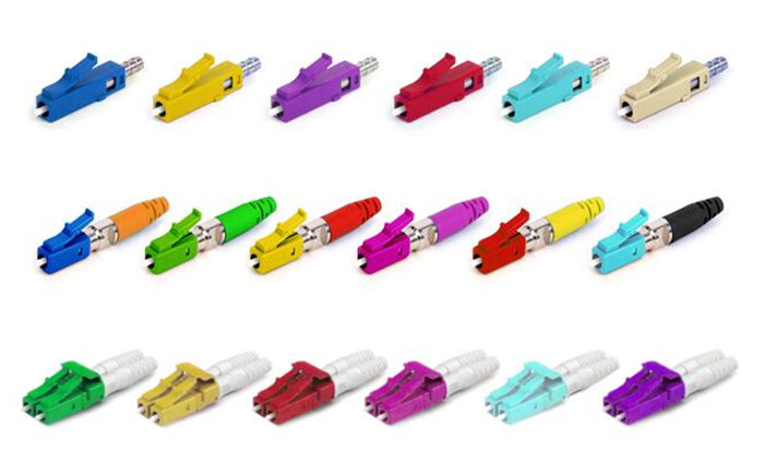 Multimode 2.0mm LC Simplex Connector With Aqua Boots
