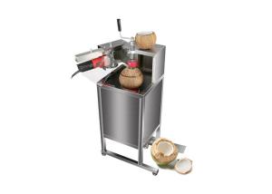 China SUS Automatic Fresh Coconut Shell Opening Machine Green Young Coconut Opener wholesale