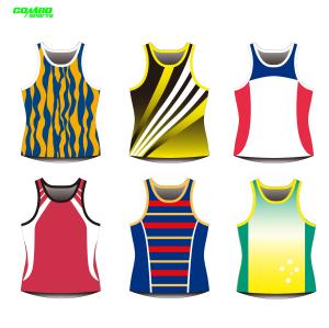 China Full Sublimation Print BSCI Athletic Teamwear Womens Running Singlet For Marathon wholesale