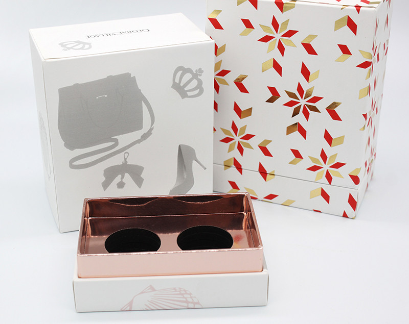 Empty Custom Makeup Packaging Cmyk Printing Cosmetics Paper Box