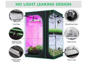 China 3000mm Height Led Grow Light Tent Kit With Window wholesale