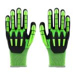 Durable Nylon TPR Gloves Impact Resistant Knuckle Guard Gloves Enhanced
