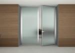 Thermal Break Commercial Aluminium Doors Restaurant Kitchen Swing Doors