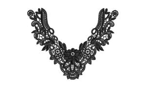 China High quality embroidery embellishment lace collar for dress wholesale