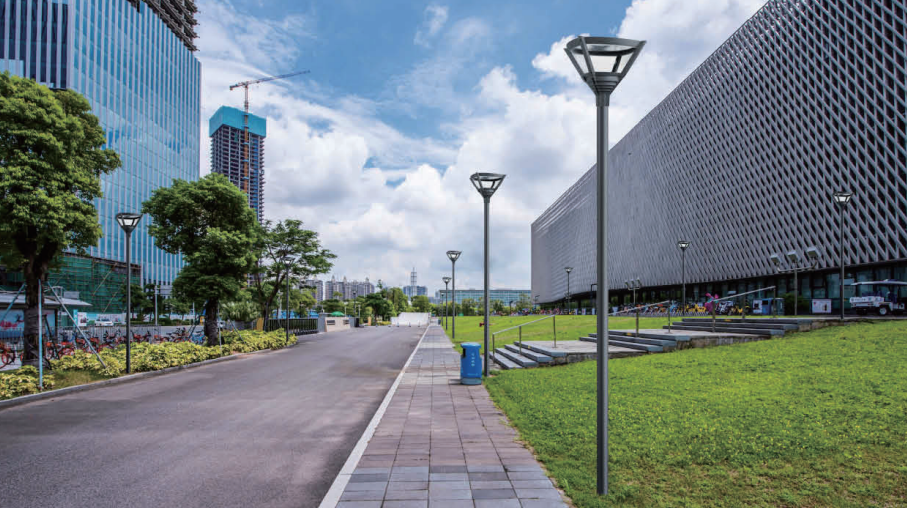 Led Garden Lights 50W 80W Urban LED Lighting Die-cast Aluminium Material in Residential Areas