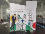230g Tension Fabric Trade Show Exhibition Display Lightweight Backlit Stand