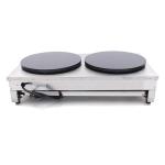 900*540*230mm Professional Stainless Steel Commercial Non-stick Electric Double