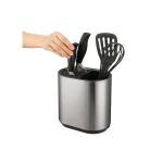 Fashion Stainless Steel Kitchen Knife Block Universal Knife Holder With