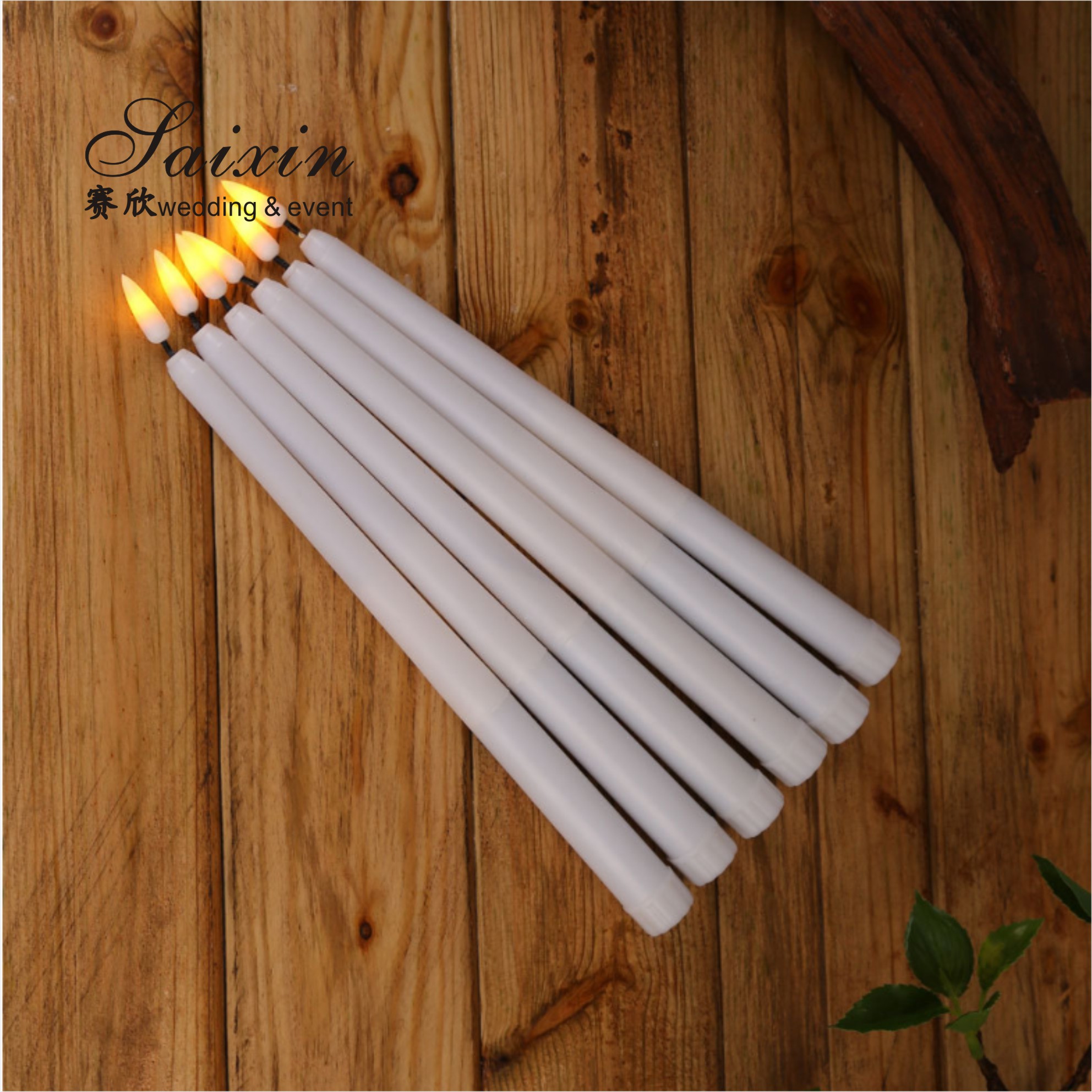 Led Candles For Wedding Centerpieces Flameless Elegant Christmas Light Wax Wedding Candle Pillars