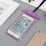 Fluorescent Waterproof Cell Phone Pouch , Sensitive Touch Mobile Phone