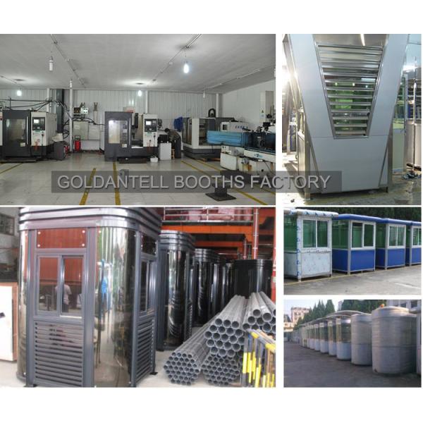 Portable Steel Shower House 1.1x1.5x2.3m with Waste Tank for Hospitals