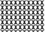 Room Dividers Aluminum Alloy Metal Mesh Curtain Black Color