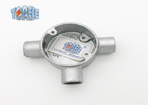 China 20mm 25mm 32mm BS4568 Conduit Circular Box Three Tee Way Malleable Iron Box wholesale
