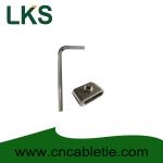 PVC coated Stainless Steel Banding 9.5x1.2mm, 12.7x1.2mm,19x1.2mm material SS304