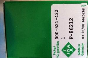China INA F-86212 cam followers bearings wholesale