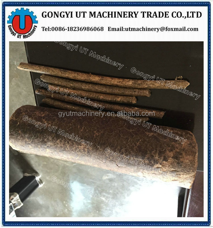 61.5kW Cylindrical Rod Shape Mechanical Stamping Biomass Briquette Press Machine for 5mm Raw Materials