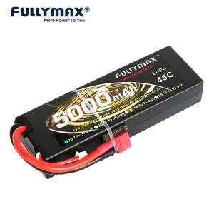 China 2S Lipo Rc Car Battery 5000mah 45C Lithium Polymer Battery 7.4v wholesale