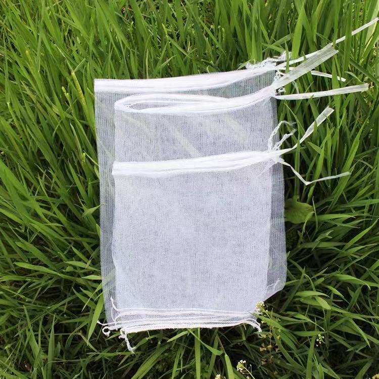 Popular Agriculture Yellow Hdpe Tubular Mesh Bags for Grapes Fruit Cover Protection