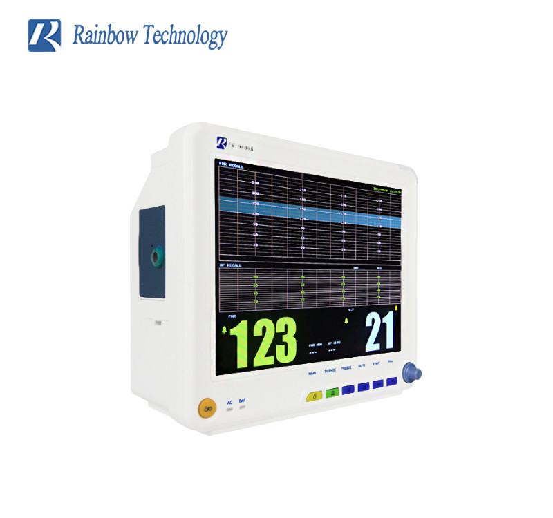 Hospital Medical ICU / CCU Pathological Analysis Fetal Monitor 12.1 Inch