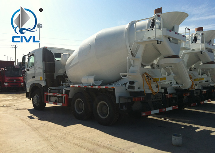 New Howo7 Industrial Concrete Mixing Equipment Euro2 10 Wheels 336hp 10cbm Mixer Tank Color Option