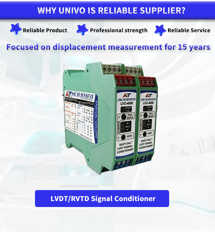 LVDT Signal Conditioner for LVC4000 UNIVO Y RVDT Half Bridge Differential Transmitter