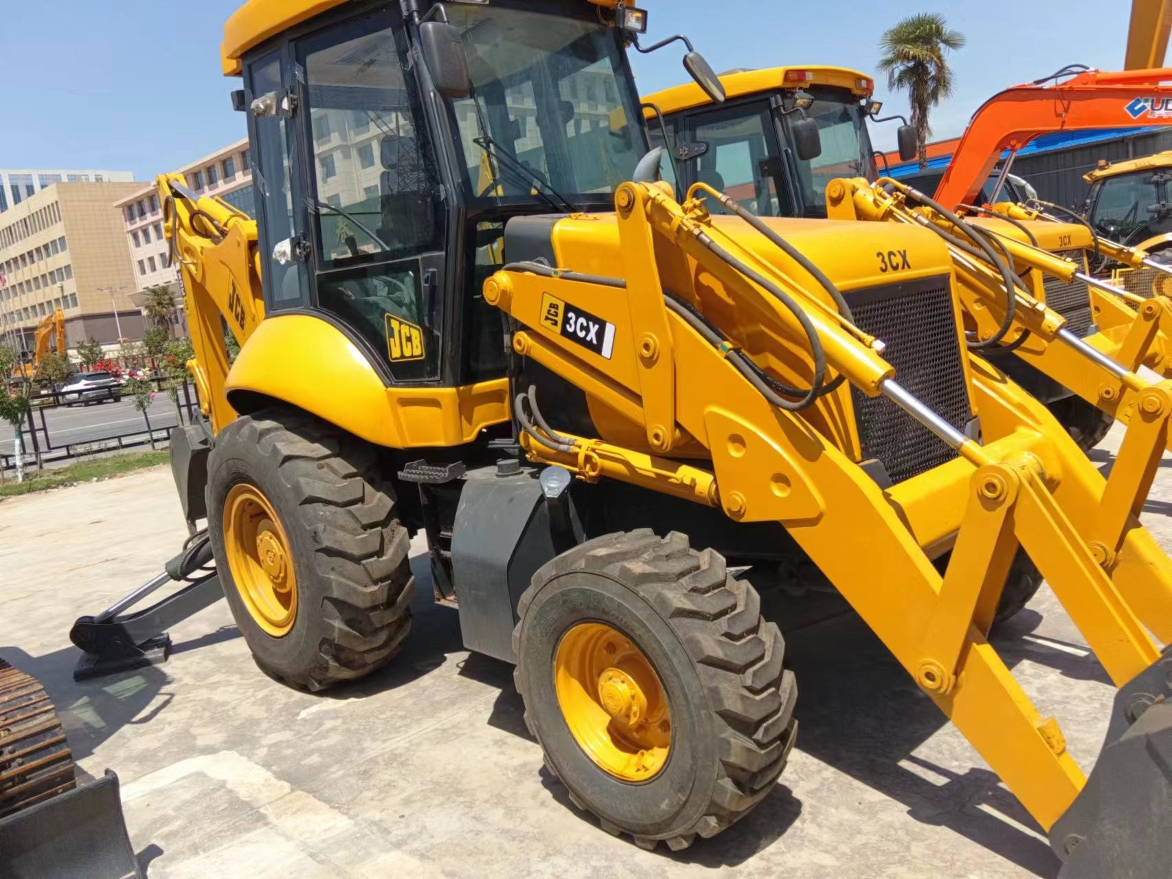 JCB 3CX Used Backhoe Loader Second Hand Construction Machines Good Condition