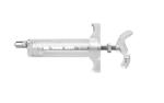 Colored ISO9001 Plastic Steel Syringe TPX Animal Injection Veterinary