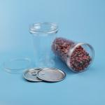 PET Transparent 27oz 800ml Screwed Plastic Food Jars