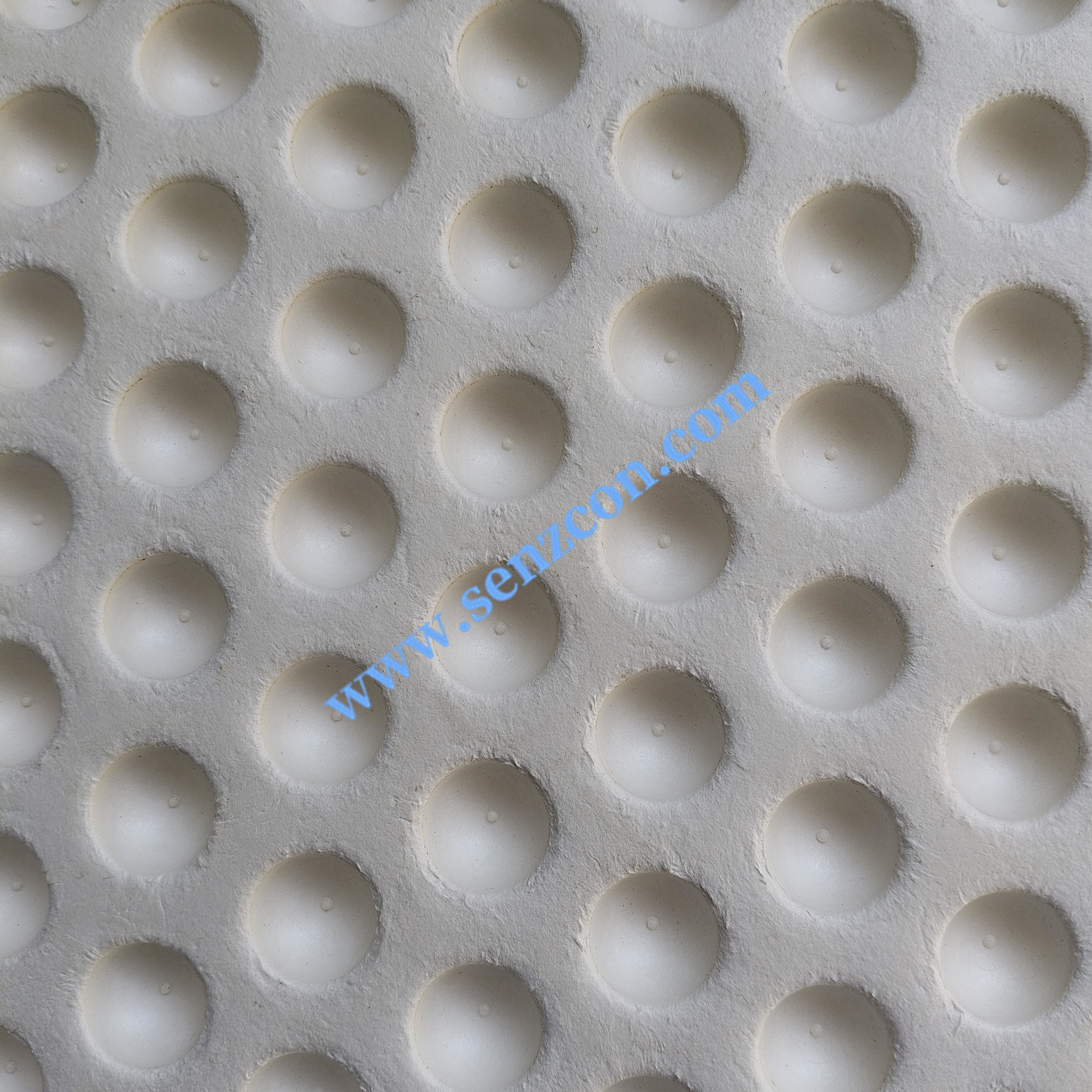 Universal pulp molded product cushion pads can be cut into any size and used as a protective lining inside the outer carton to provide shockproof and