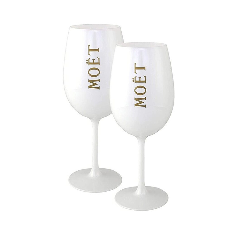Unbreakable Tritan MOET Chandon Plastic Champagne Glasses Shatterproof 22oz